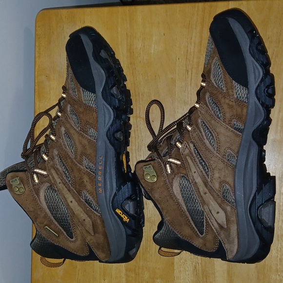 NWOT Merrell Men's Brown Hiking Shoes - Picture 10 of 11